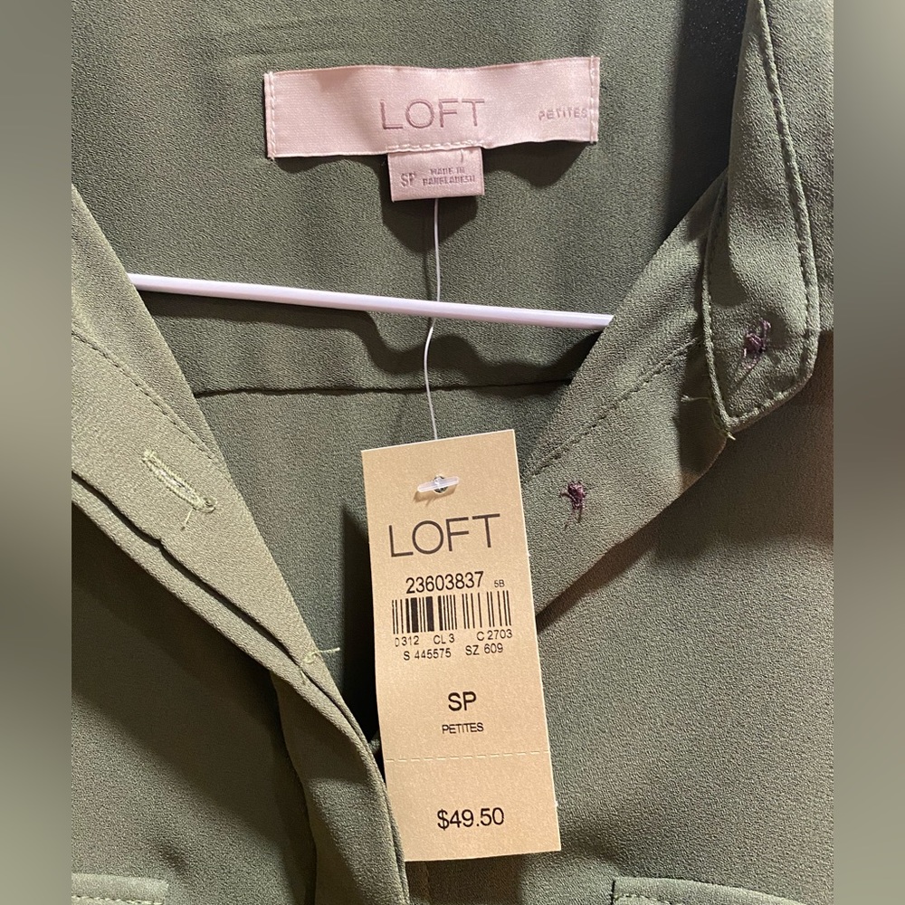 LOFT long sleeve button down - Picture 4 of 5